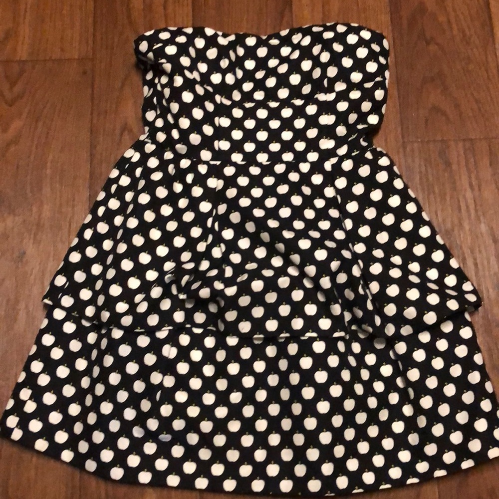 NWT Kate Spade Strapless Peplum dress